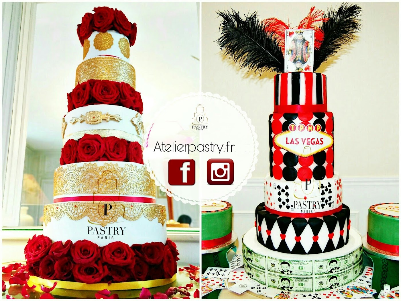 ATELIER PASTRY Paris - Formation Cake Design, Cour de pâte à sucre, Wedding Cake - Piece Montée -
