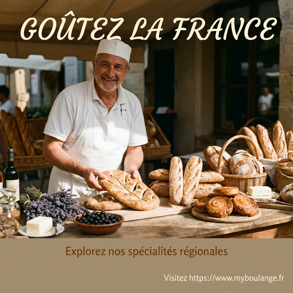 🥖 Voyagez en France avec nos spécialités boulangères régionales sur MyBoulange ! 1