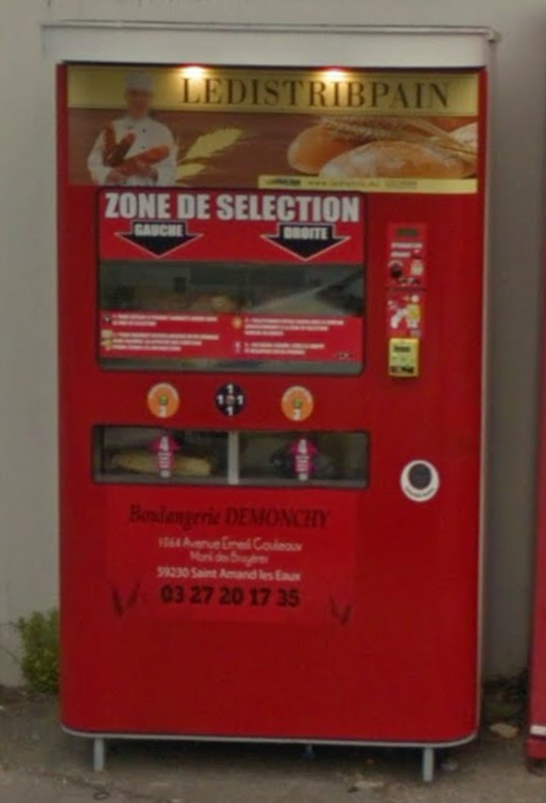 Distributeur de pain Demonchy