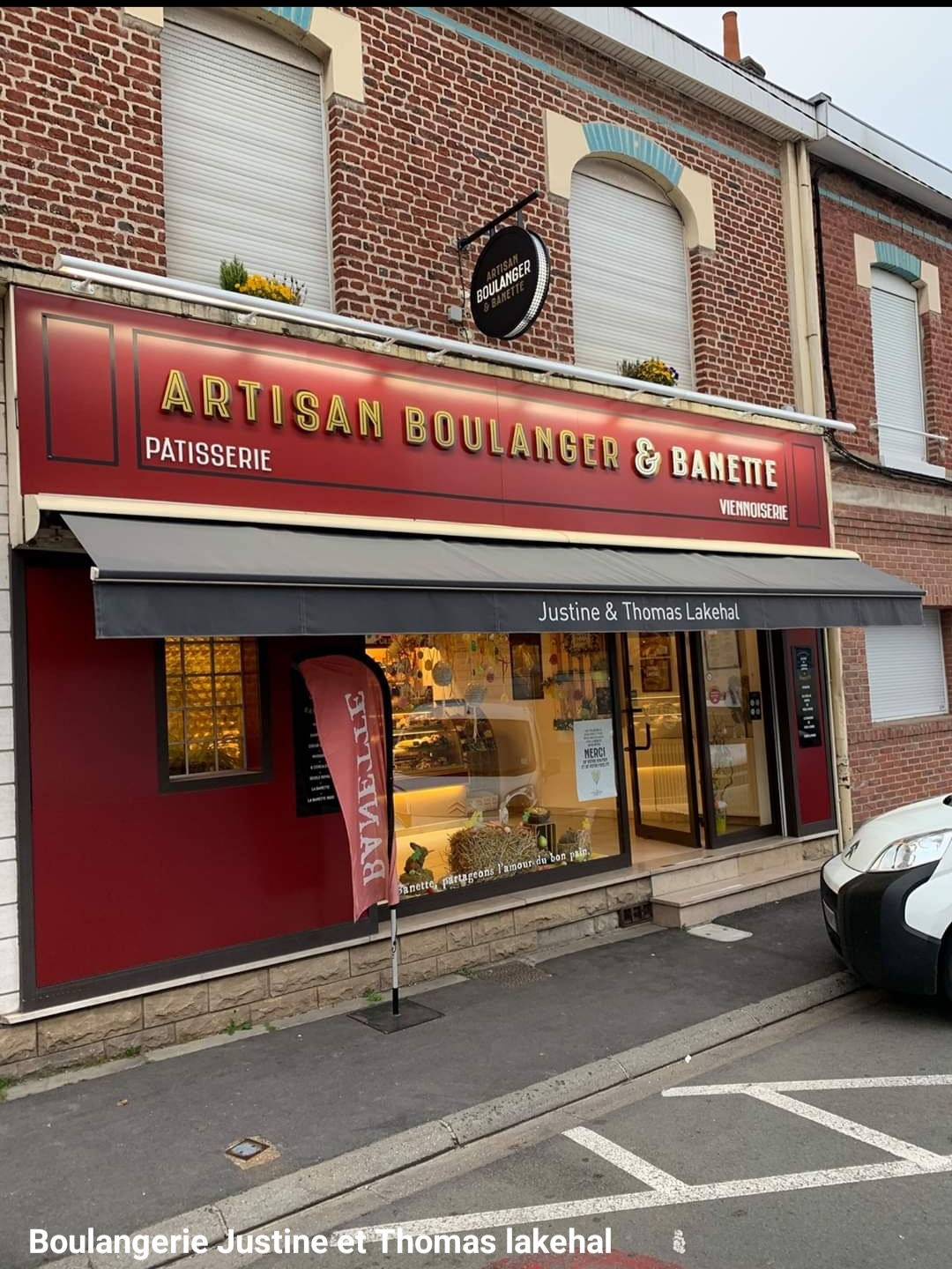 Justine et thomas Lakehal