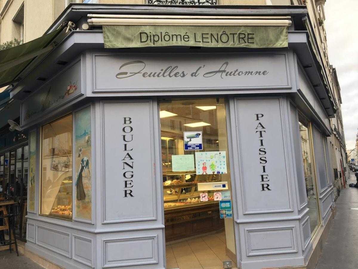 Feuilles d'automne - Boulangerie Pâtisserie