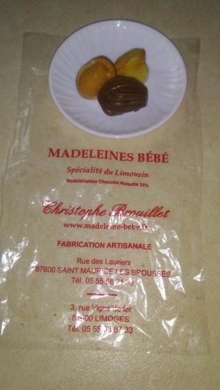 Boulangerie Madeleines Bébé 0