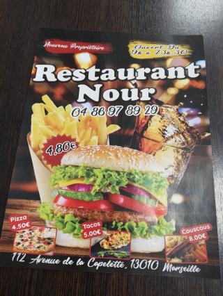 Boulangerie Snack nour Couscous Sur Place, Emporter, Tacos, Burger hallal a Marseille 0